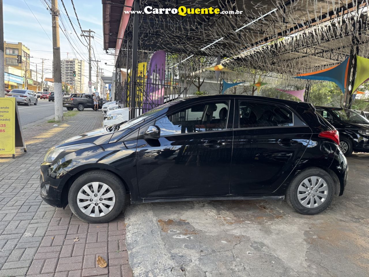 HYUNDAI   HB20 C.C.PLUSC.STYLE 1.6 FLEX 16V MEC.   PRETO 2014 1.6 FLEX - Loja