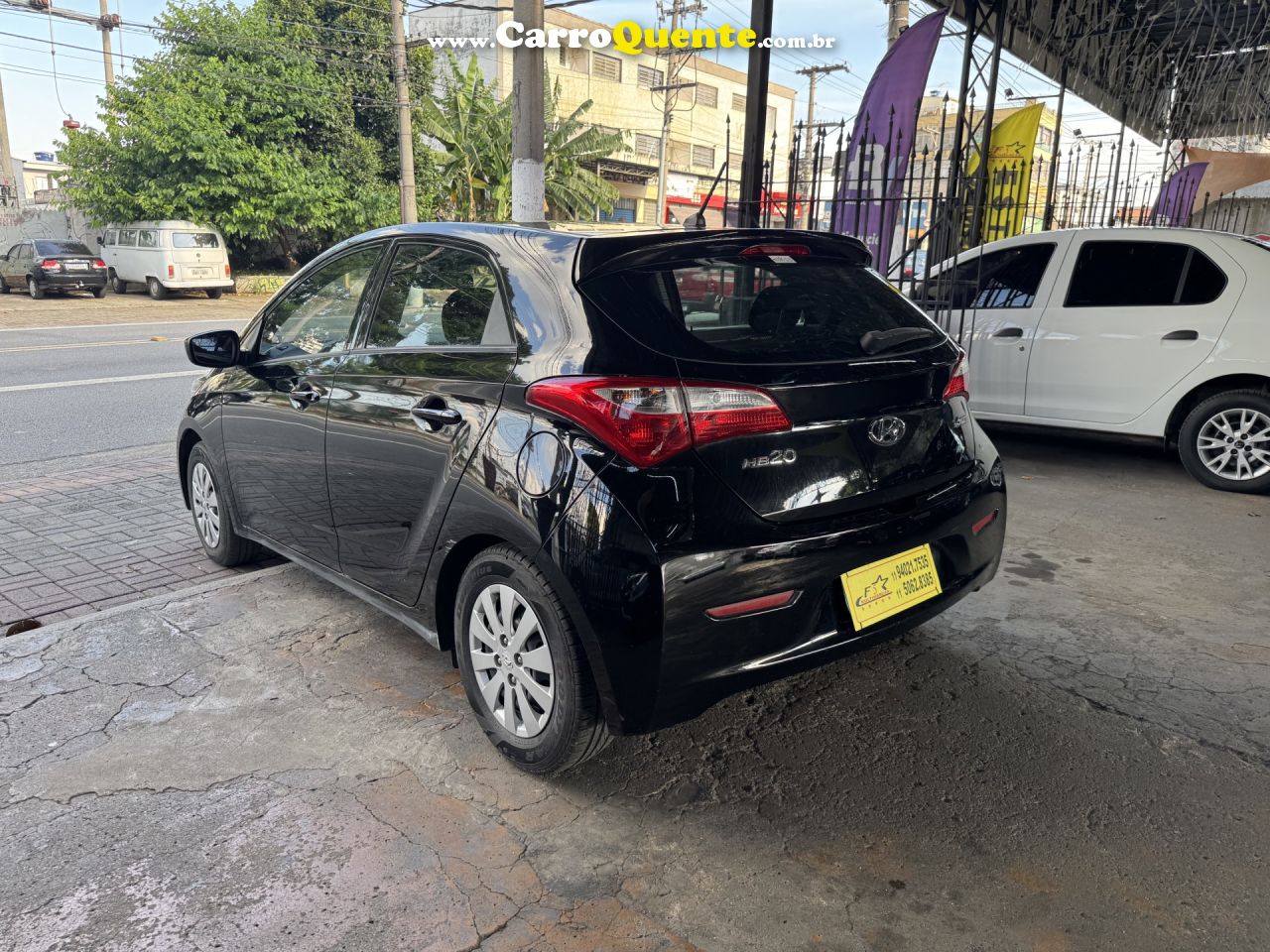 HYUNDAI   HB20 C.C.PLUSC.STYLE 1.6 FLEX 16V MEC.   PRETO 2014 1.6 FLEX - Loja
