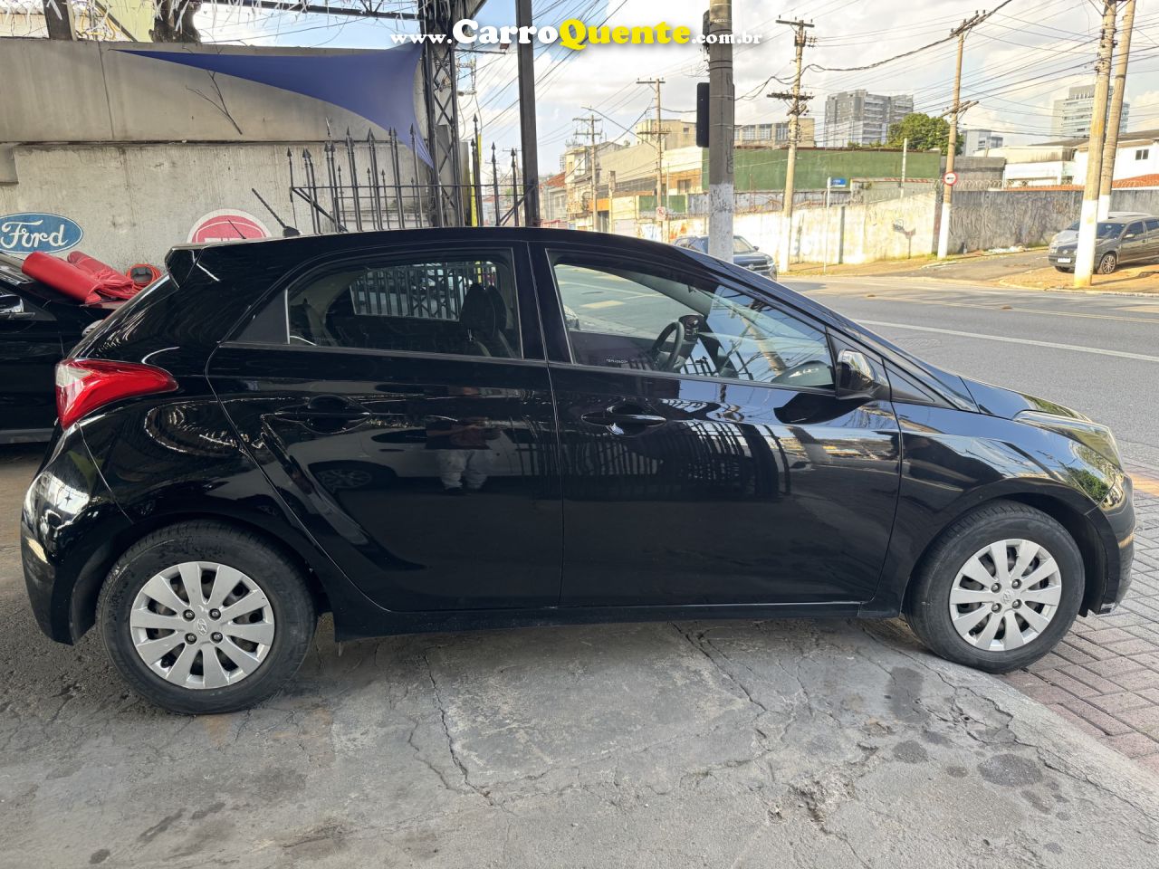 HYUNDAI   HB20 C.C.PLUSC.STYLE 1.6 FLEX 16V MEC.   PRETO 2014 1.6 FLEX - Loja