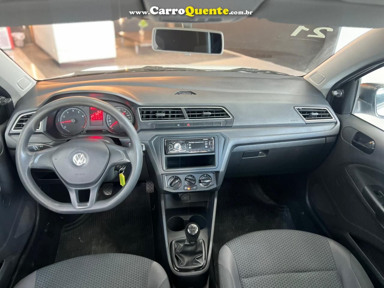 VOLKSWAGEN   GOL 1.0 FLEX 12V 5P   BRANCO 2021 1.0 FLEX - Loja