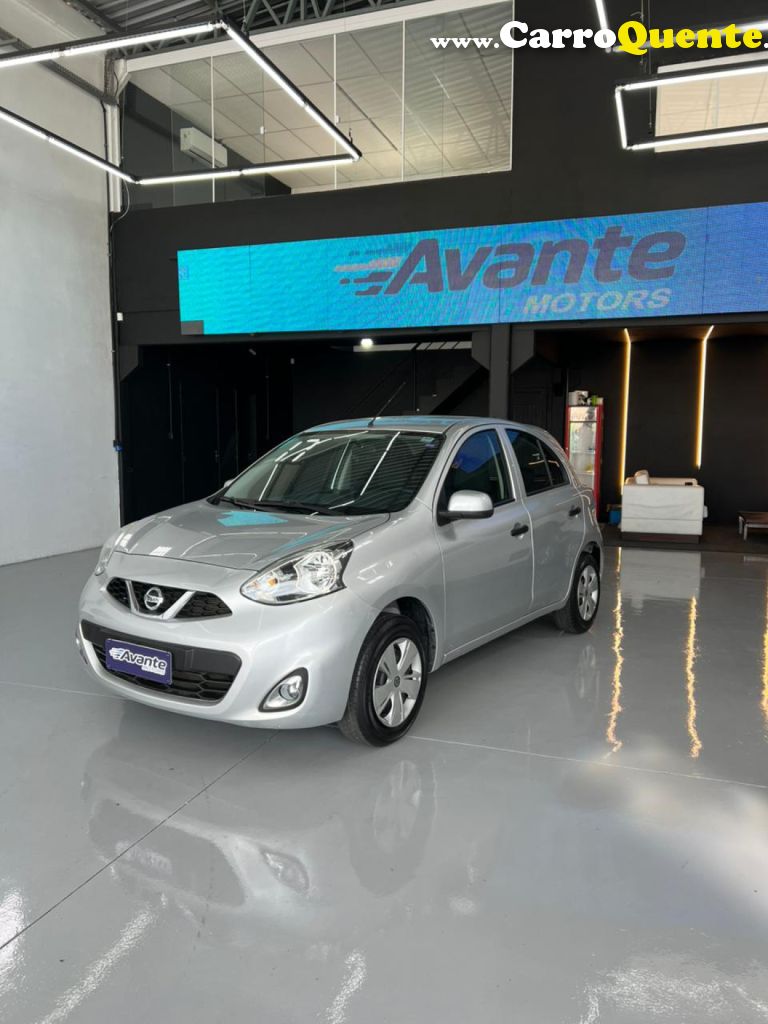 NISSAN   MARCH SL 1.6 16V FLEXSTART 5P MEC.   PRATA 2017 1.6 GASOLINA - Loja