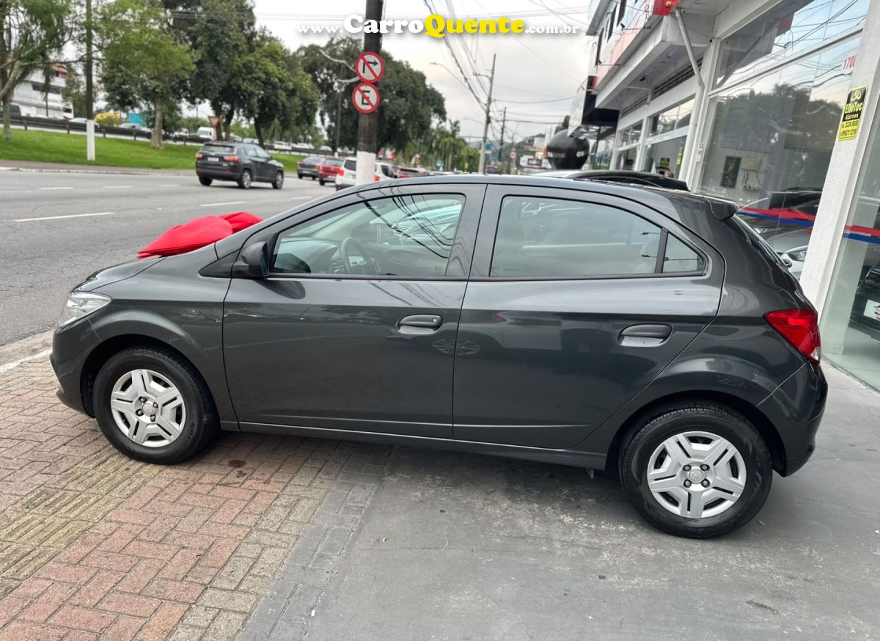 CHEVROLET   ONIX HATCH LS 1.0 8V FLEXPOWER 5P MEC.   CINZA 2016 1.0 FLEX - Loja
