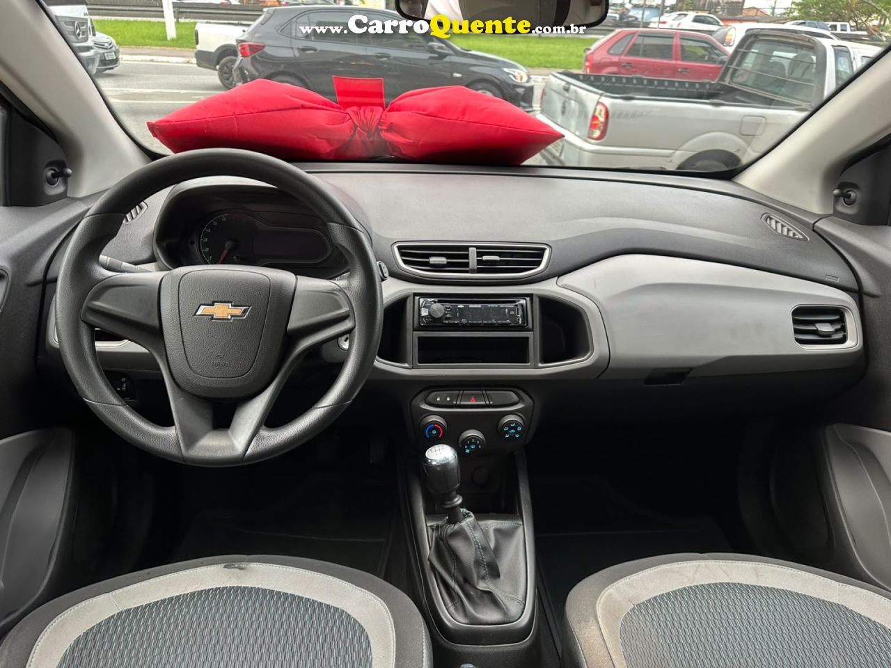 CHEVROLET   ONIX HATCH LS 1.0 8V FLEXPOWER 5P MEC.   CINZA 2016 1.0 FLEX - Loja