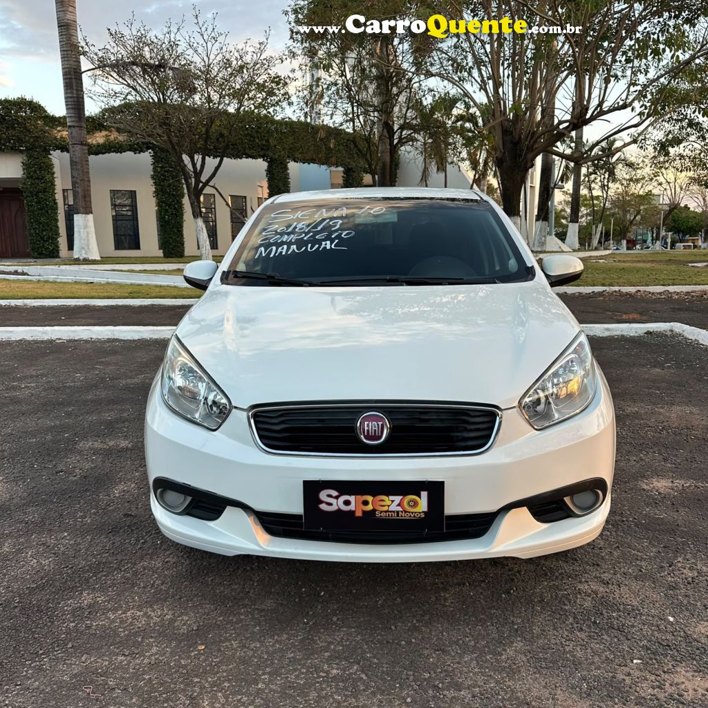 FIAT   GRAND SIENA ATTRACTIVE 1.0 FLEX 8V 4P   BRANCO 2019 1.0 FLEX - Loja
