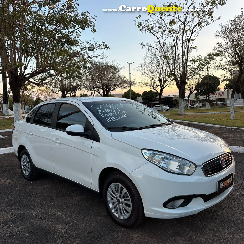 FIAT   GRAND SIENA ATTRACTIVE 1.0 FLEX 8V 4P   BRANCO 2019 1.0 FLEX - Loja