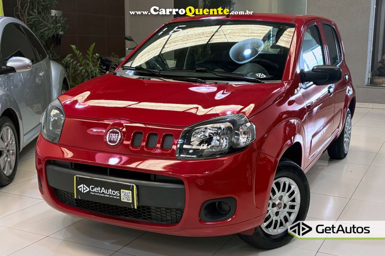 FIAT   UNO VIVACE CELEB. 1.0 EVO F.FLEX 8V 5P   VERMELHO 2016 1.0 FLEX - Loja
