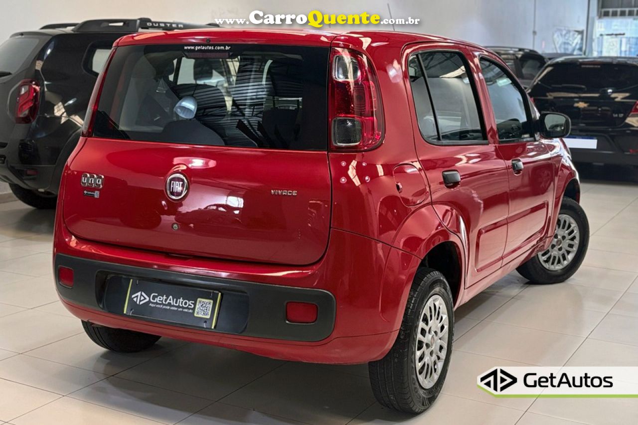FIAT   UNO VIVACE CELEB. 1.0 EVO F.FLEX 8V 5P   VERMELHO 2016 1.0 FLEX - Loja