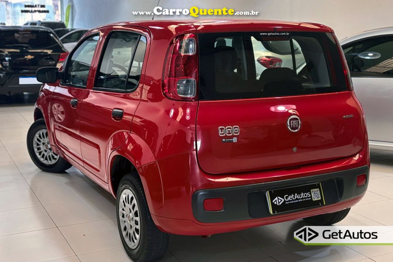 FIAT   UNO VIVACE CELEB. 1.0 EVO F.FLEX 8V 5P   VERMELHO 2016 1.0 FLEX - Loja