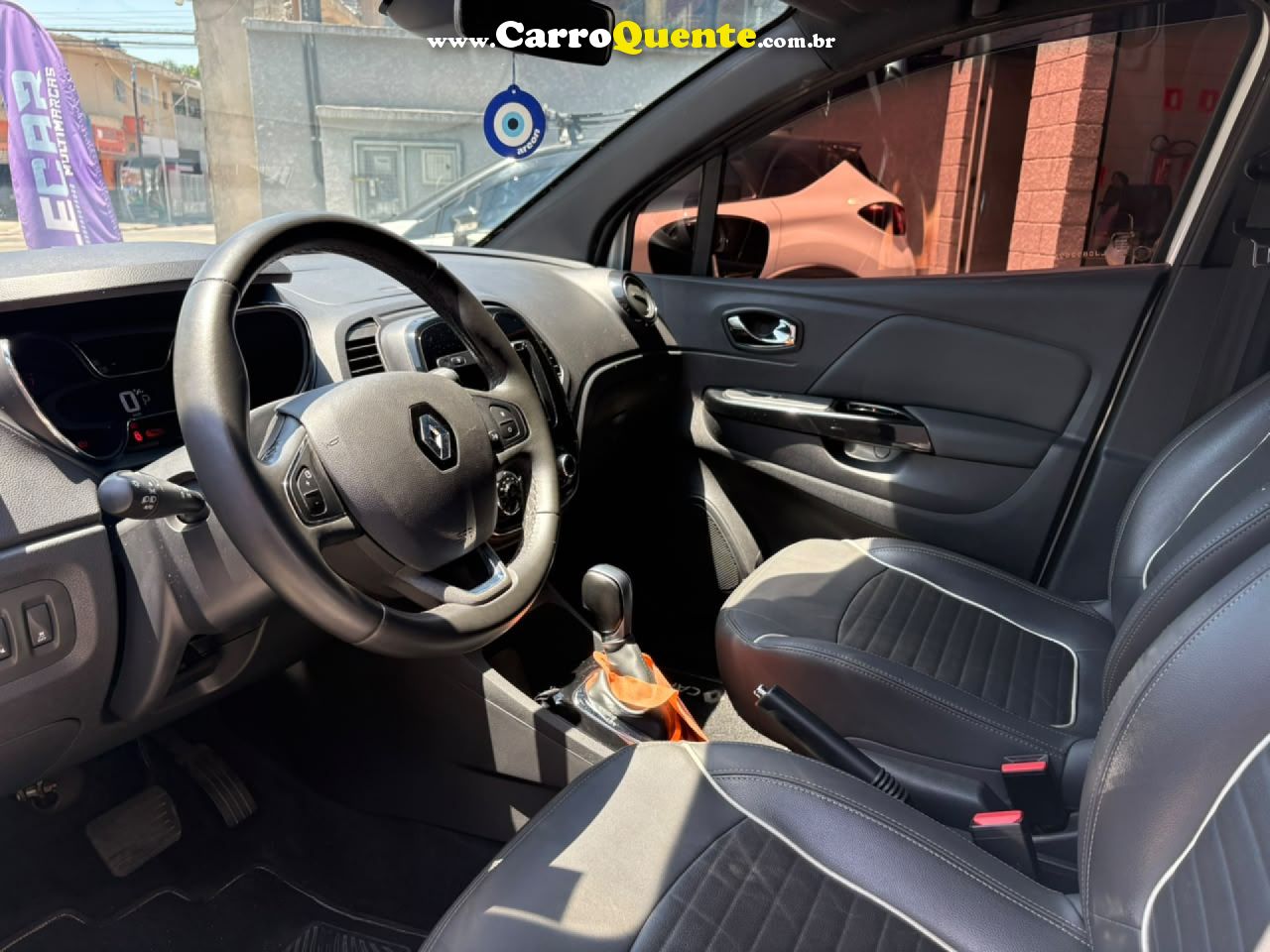 RENAULT   CAPTUR INTENSE 2.0 16V FLEX 5P AUT.   BRANCO 2020 2.0 FLEX - Loja