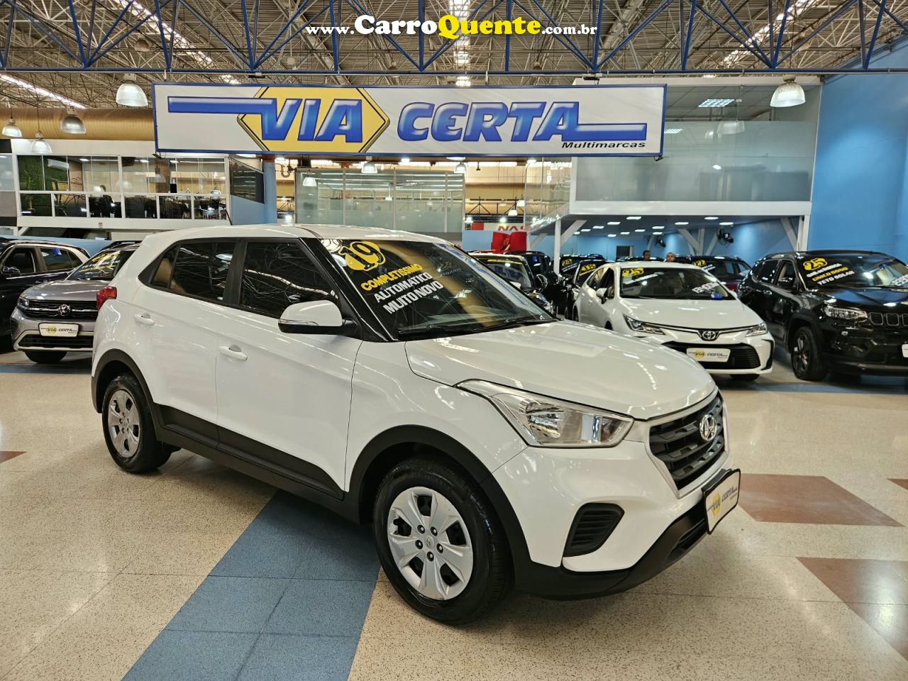 HYUNDAI CRETA 1.6 FLEX ATTITUDE * AUTOMÁTICA * 2019 - Loja