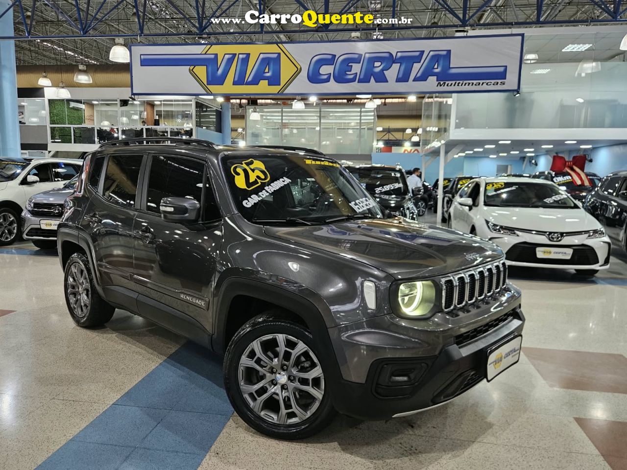 JEEP RENEGADE 1.3 T270 TURBO LONGITUDE * C/ 16.826 Km Apenas * 2025 - Loja