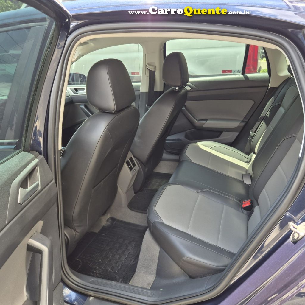 VOLKSWAGEN   VIRTUS HIGHLINE 200 TSI 1.0 FLEX 12V AUT   AZUL 2019 1.0 FLEX - Loja