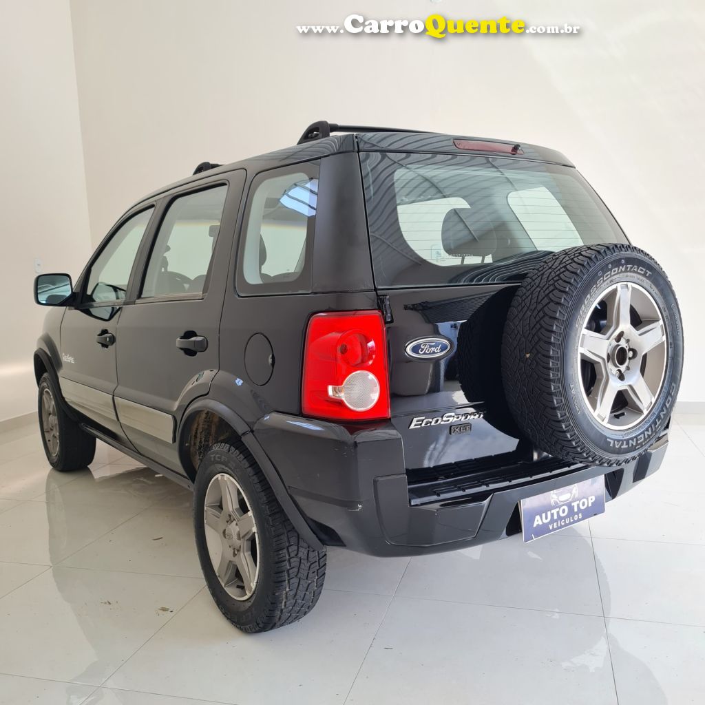 FORD   ECOSPORT XLT 1.6 1.6 FLEX 8V 5P   PRETO 2008 1.6 FLEX - Loja