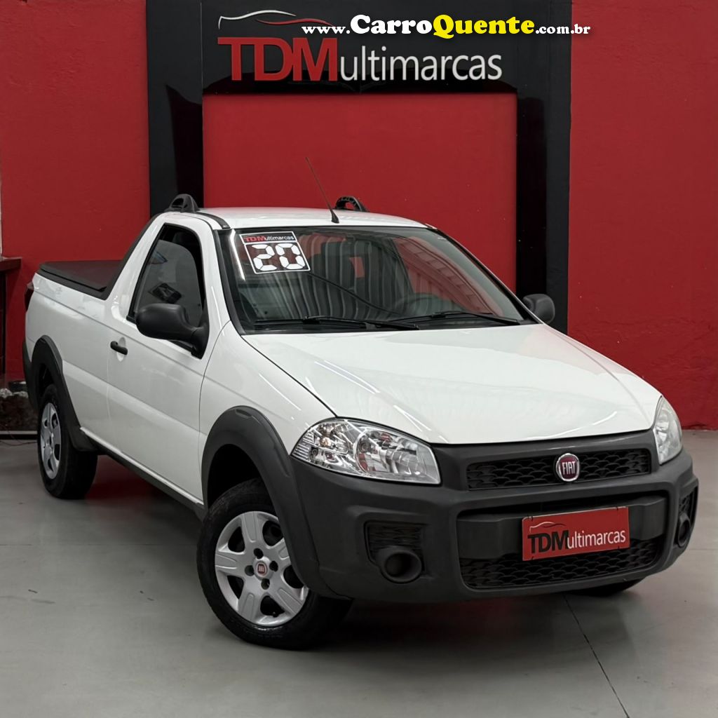 FIAT   STRADA WORKING 1.4 MPI FIRE FLEX 8V CS   BRANCO 2020 1.4 FLEX - Loja