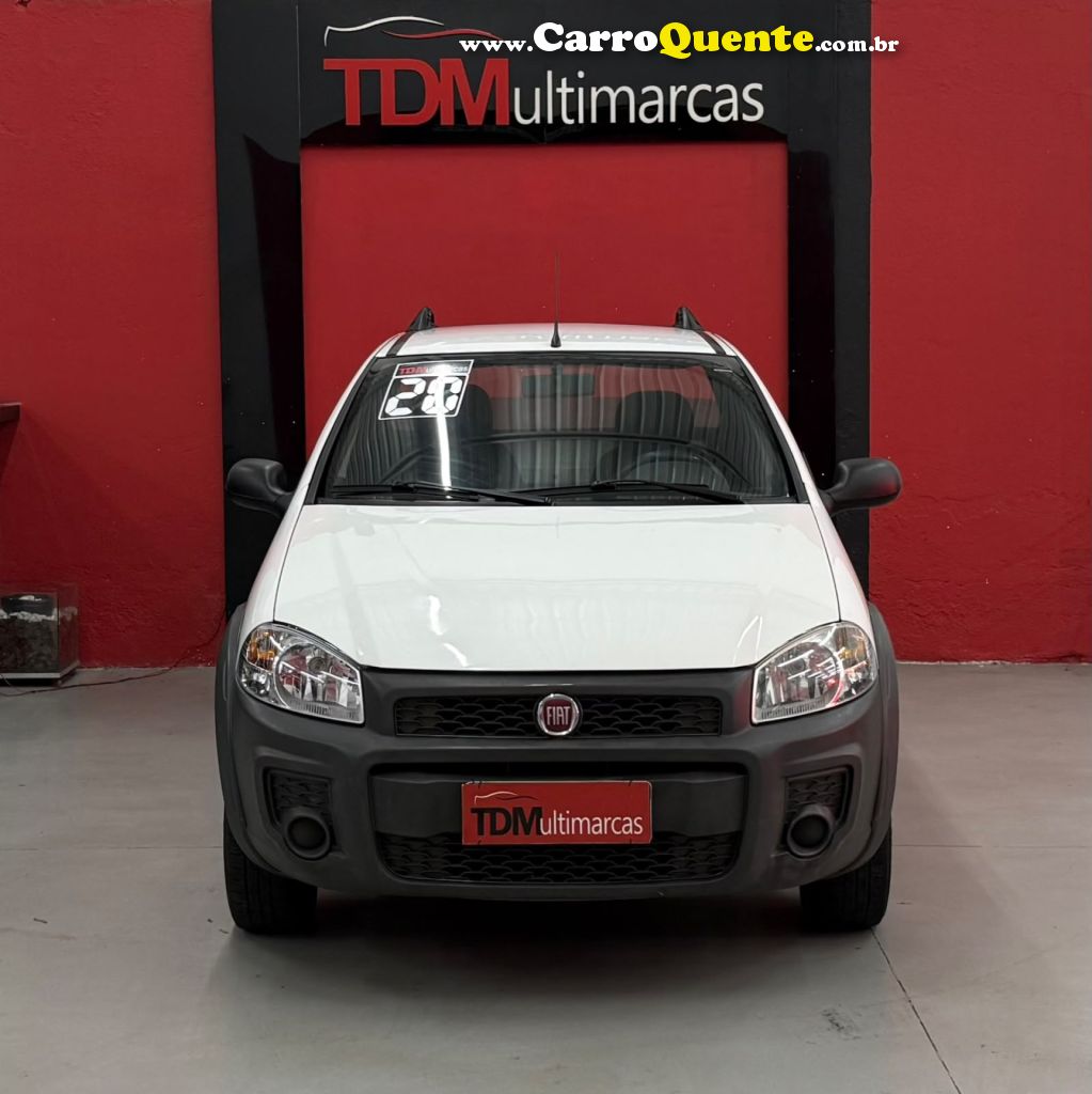 FIAT   STRADA WORKING 1.4 MPI FIRE FLEX 8V CS   BRANCO 2020 1.4 FLEX - Loja