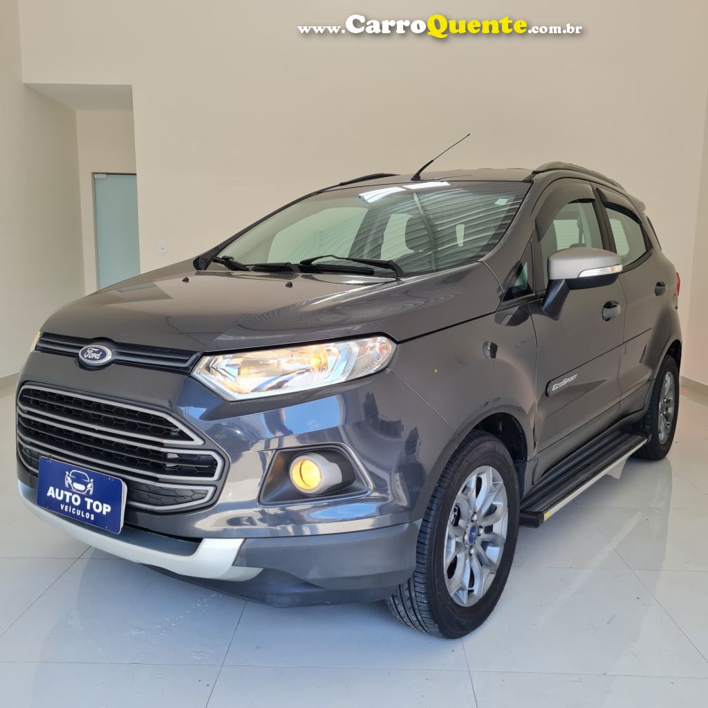 FORD   ECOSPORT FREESTYLE 1.6 16V FLEX 5P   CINZA 2014 1.6 FLEX - Loja