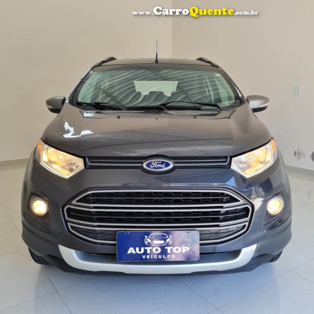 FORD   ECOSPORT FREESTYLE 1.6 16V FLEX 5P   CINZA 2014 1.6 FLEX - Loja