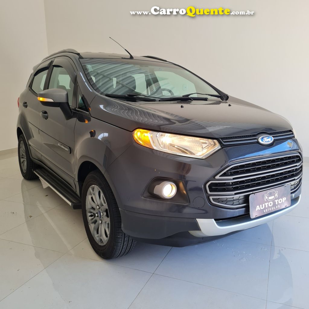 FORD   ECOSPORT FREESTYLE 1.6 16V FLEX 5P   CINZA 2014 1.6 FLEX - Loja