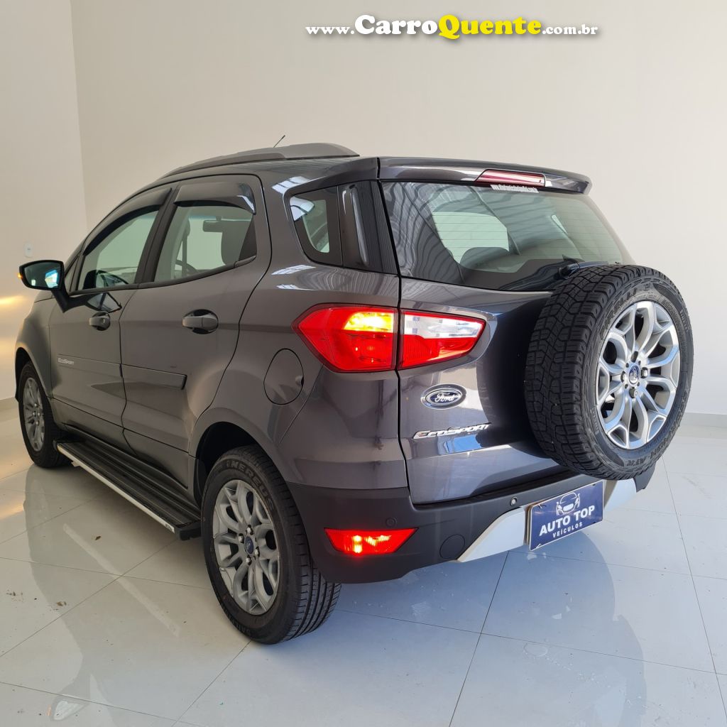 FORD   ECOSPORT FREESTYLE 1.6 16V FLEX 5P   CINZA 2014 1.6 FLEX - Loja