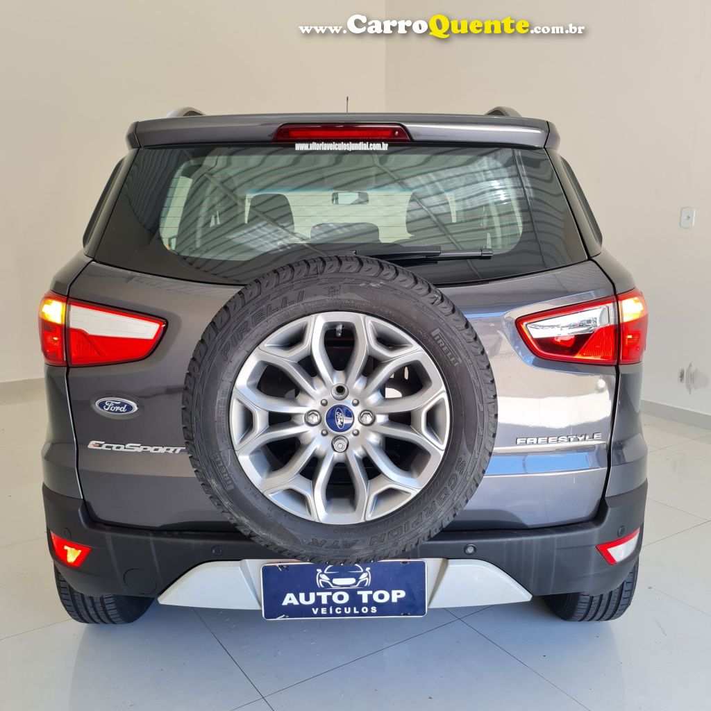 FORD   ECOSPORT FREESTYLE 1.6 16V FLEX 5P   CINZA 2014 1.6 FLEX - Loja