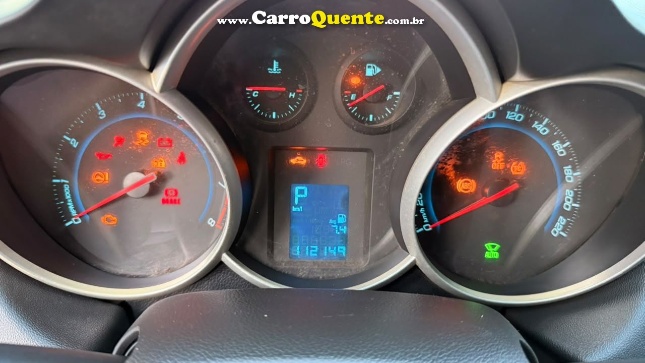 CHEVROLET   CRUZE LT 1.8 16V FLEXPOWER 4P AUT.   PRETO 2012 1.8 FLEX - Loja