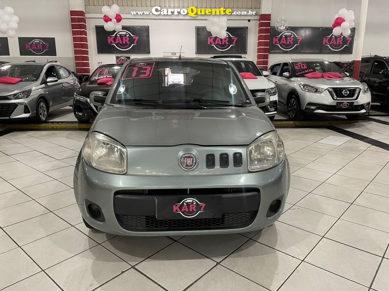 FIAT   UNO ECONOMY 1.4 EVO FIRE FLEX 8V 4P   CINZA 2013 1.4 FLEX - Loja