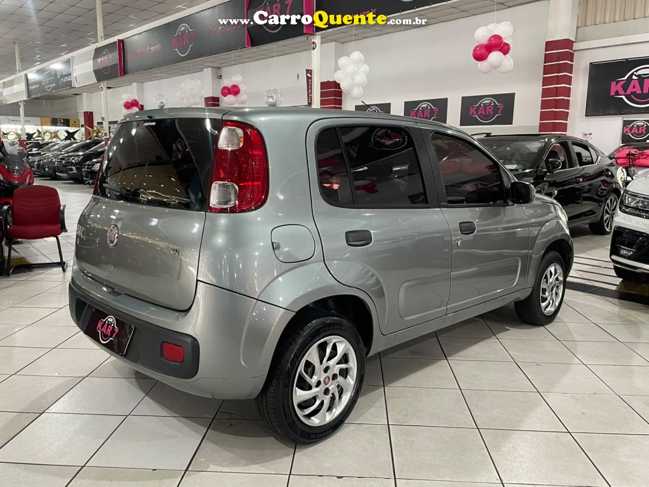FIAT   UNO ECONOMY 1.4 EVO FIRE FLEX 8V 4P   CINZA 2013 1.4 FLEX - Loja