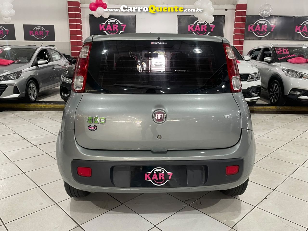 FIAT   UNO ECONOMY 1.4 EVO FIRE FLEX 8V 4P   CINZA 2013 1.4 FLEX - Loja