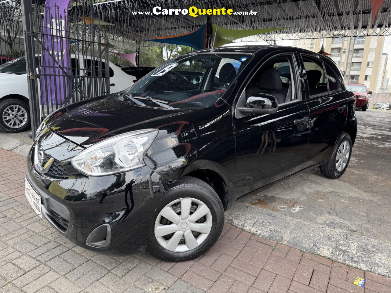 NISSAN   MARCH S 1.0 12V FLEX 5P   PRETO 2019 1.0 FLEX - Loja