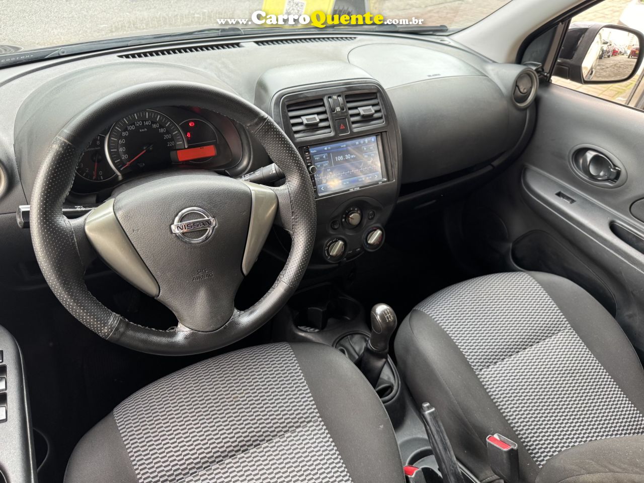 NISSAN   MARCH S 1.0 12V FLEX 5P   PRETO 2019 1.0 FLEX - Loja