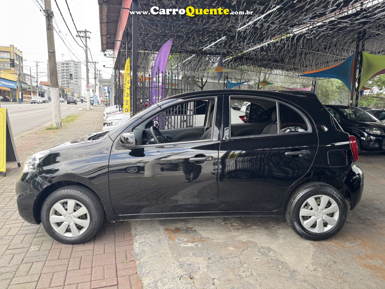 NISSAN   MARCH S 1.0 12V FLEX 5P   PRETO 2019 1.0 FLEX - Loja