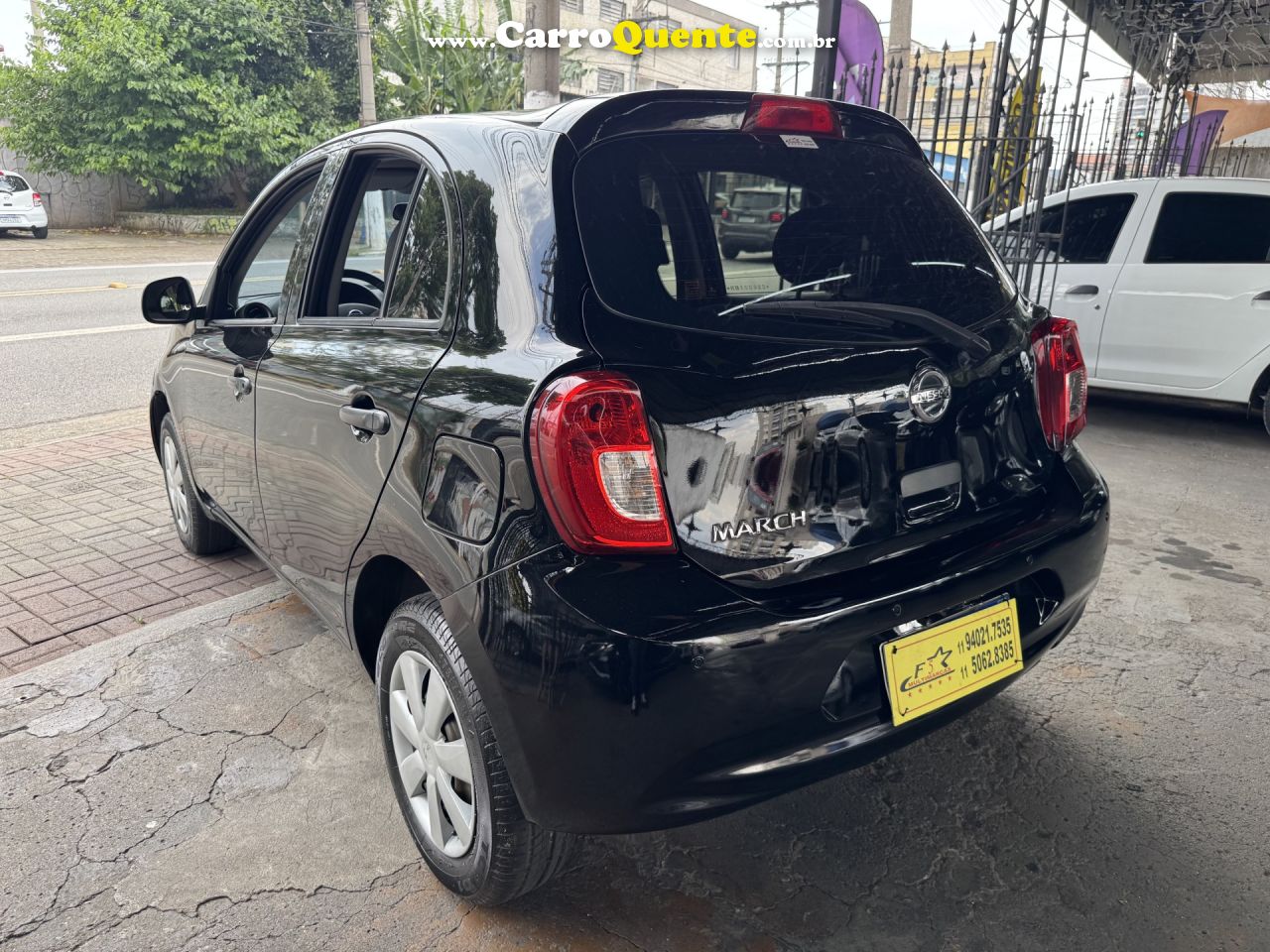 NISSAN   MARCH S 1.0 12V FLEX 5P   PRETO 2019 1.0 FLEX - Loja