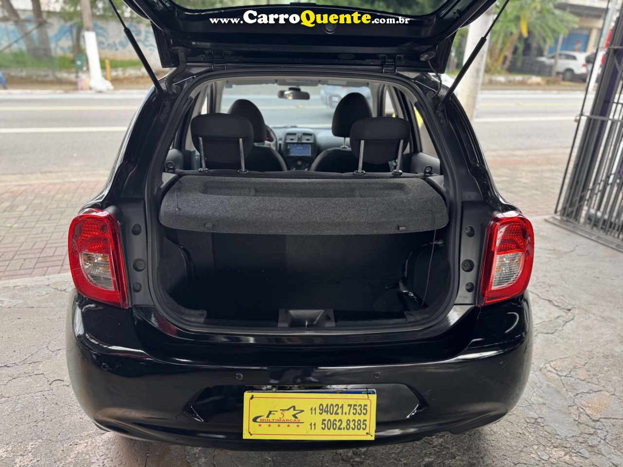 NISSAN   MARCH S 1.0 12V FLEX 5P   PRETO 2019 1.0 FLEX - Loja