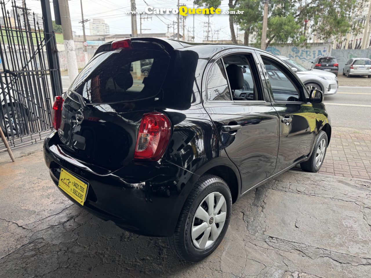 NISSAN   MARCH S 1.0 12V FLEX 5P   PRETO 2019 1.0 FLEX - Loja