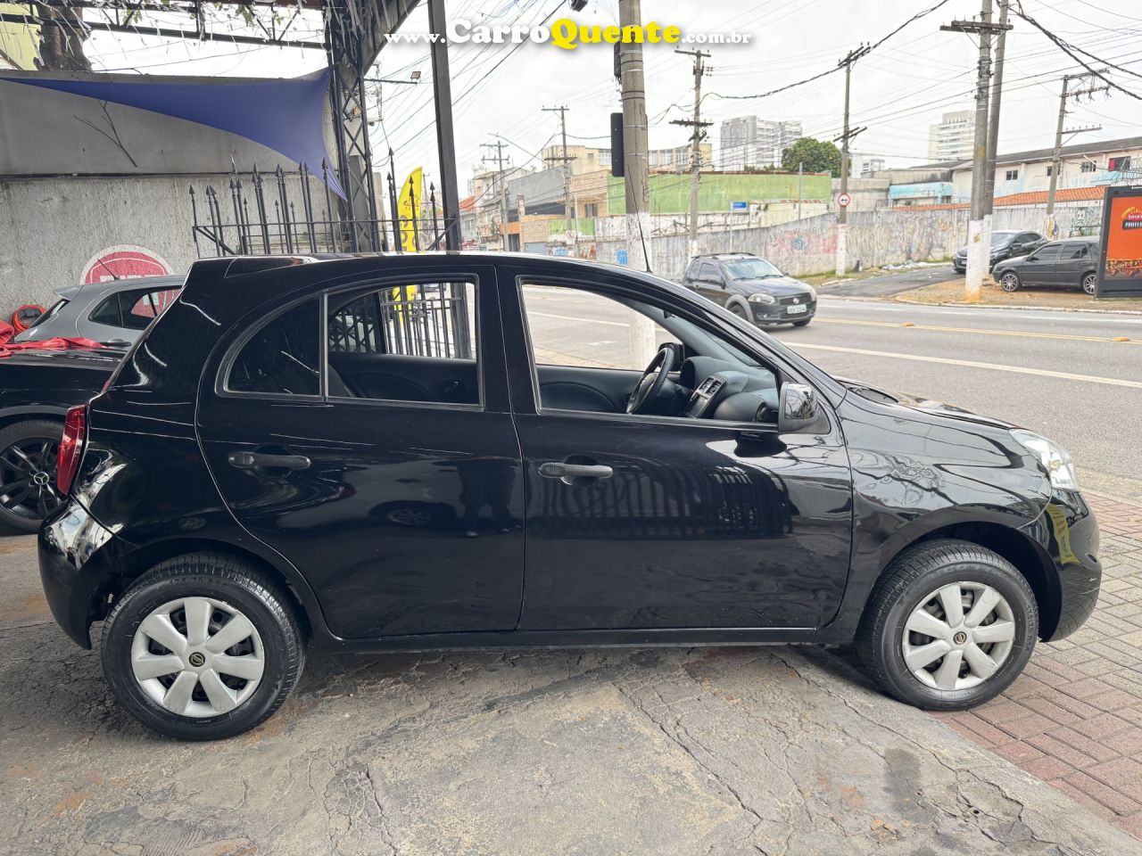 NISSAN   MARCH S 1.0 12V FLEX 5P   PRETO 2019 1.0 FLEX - Loja