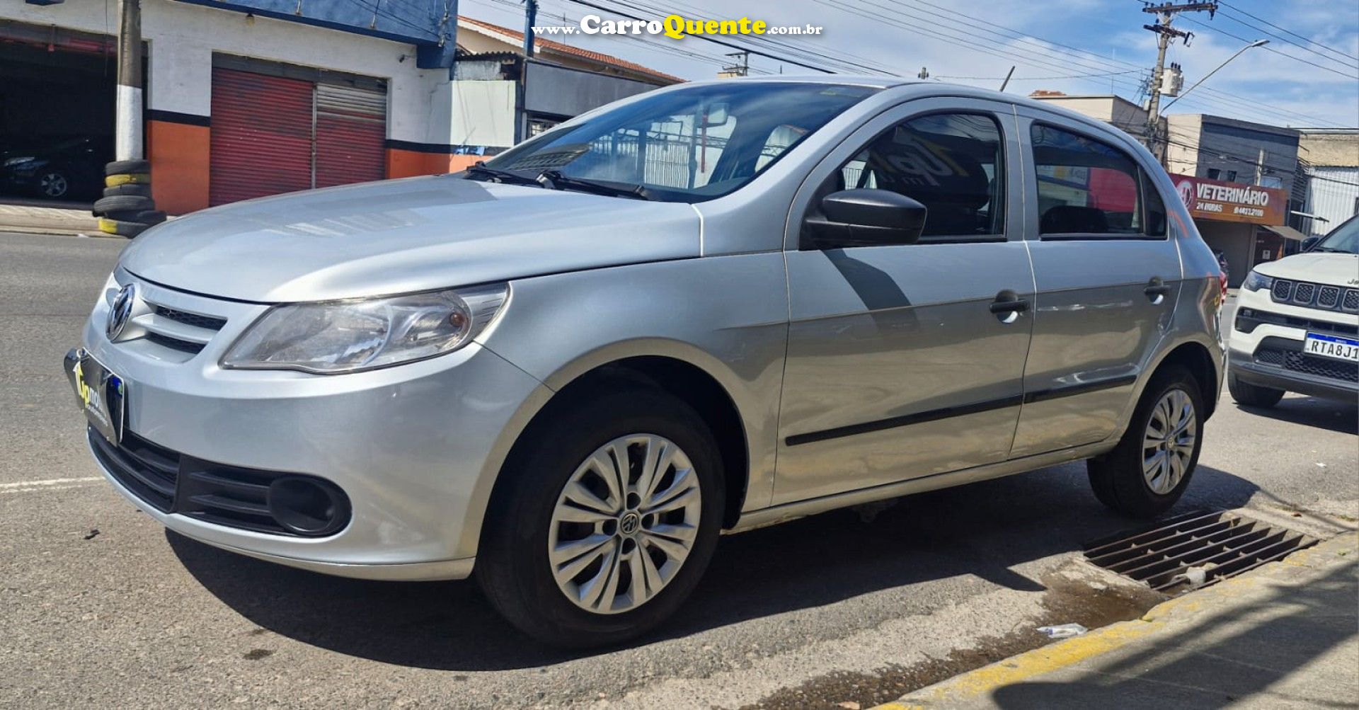 VOLKSWAGEN   GOL (NOVO) 1.0 MI TOTAL FLEX 8V 4P   PRATA 2013 1.0 FLEX - Loja