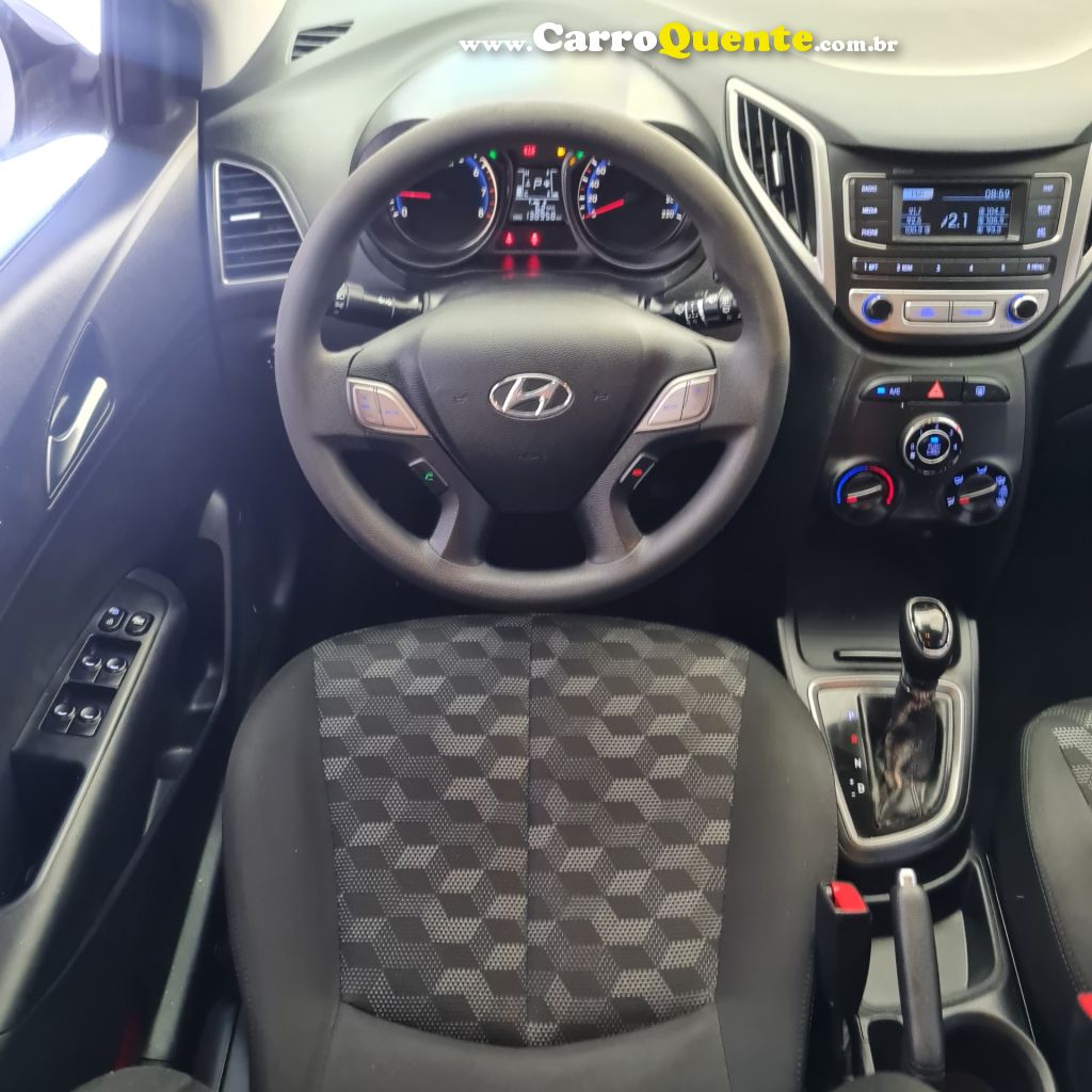 HYUNDAI   HB20 1.6 COMF AT   BRANCO 2016 1.6 FLEX - Loja