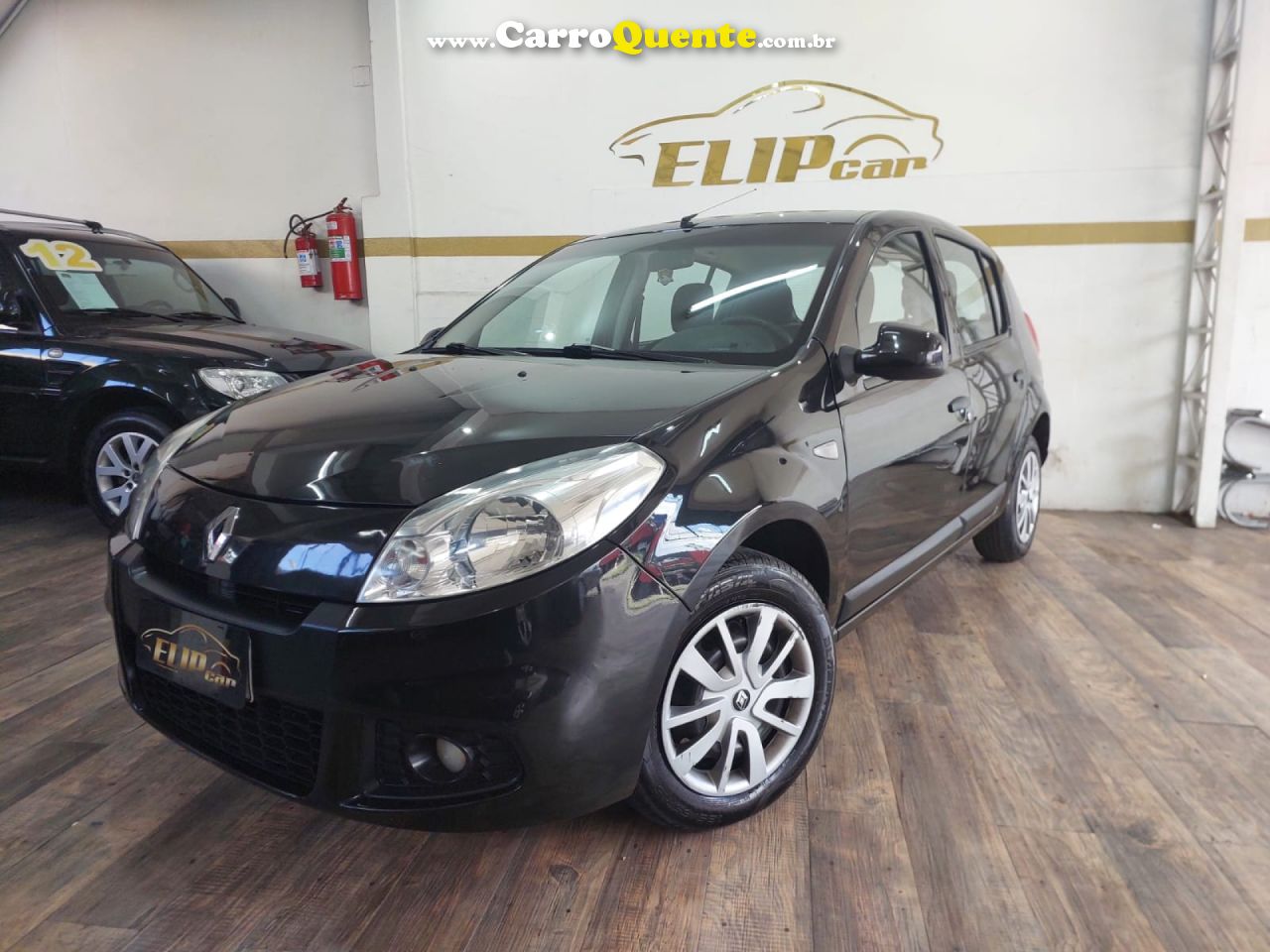 RENAULT   SANDERO EXPRESSION HI-FLEX 1.6 8V 5P   PRETO 2013 1.6 FLEX - Loja