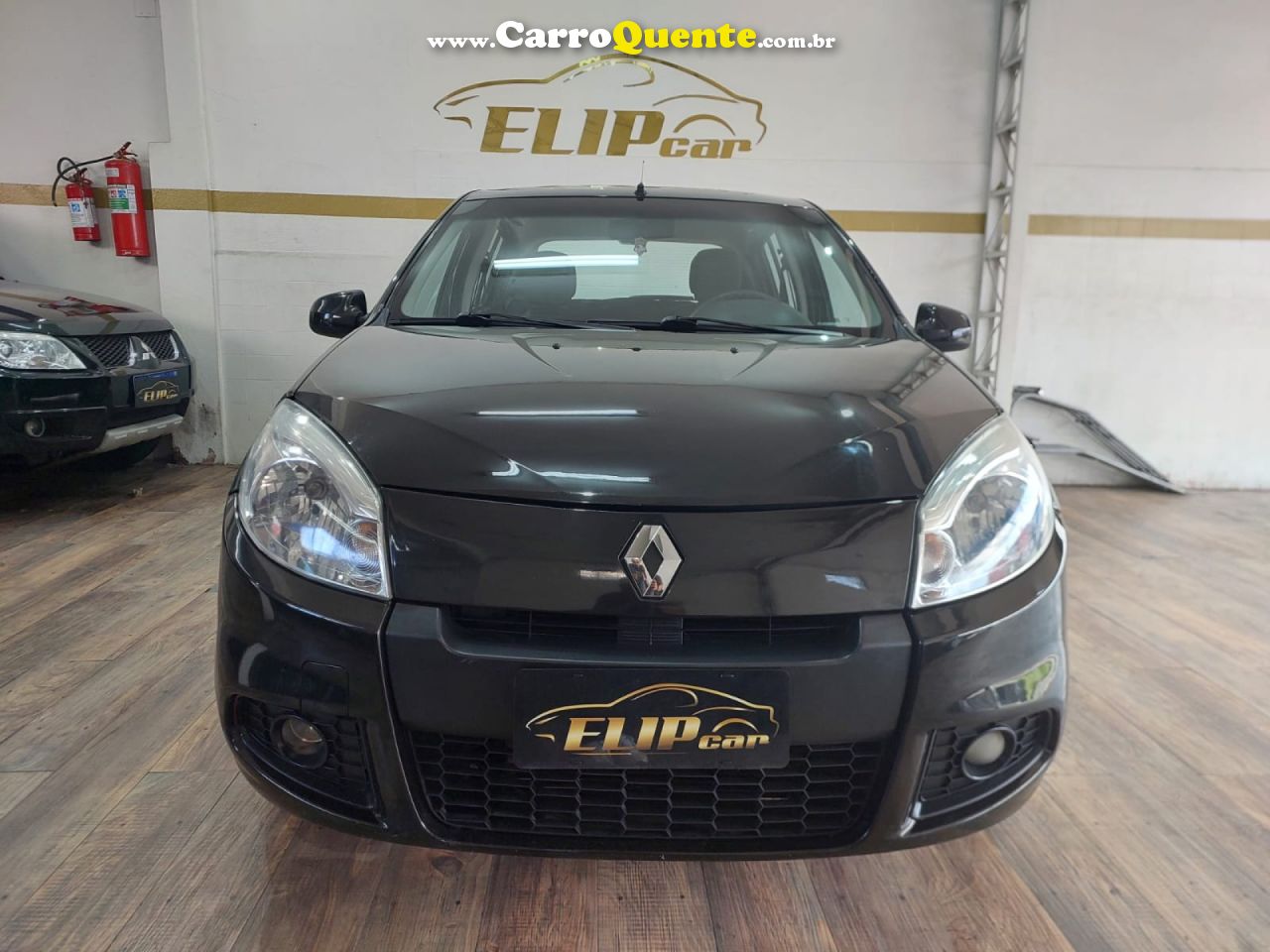 RENAULT   SANDERO EXPRESSION HI-FLEX 1.6 8V 5P   PRETO 2013 1.6 FLEX - Loja