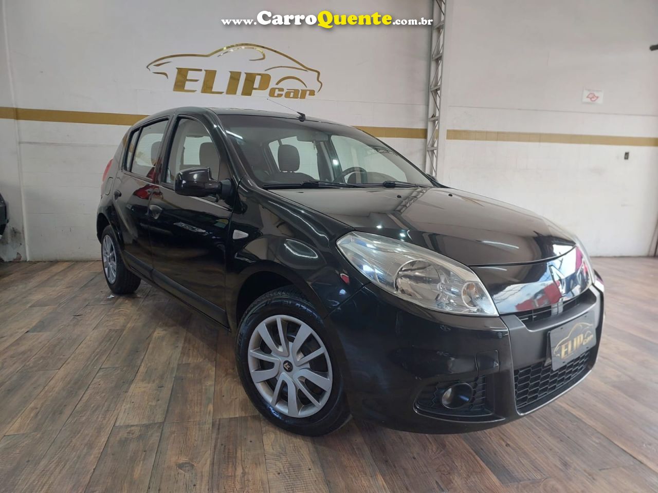 RENAULT   SANDERO EXPRESSION HI-FLEX 1.6 8V 5P   PRETO 2013 1.6 FLEX - Loja