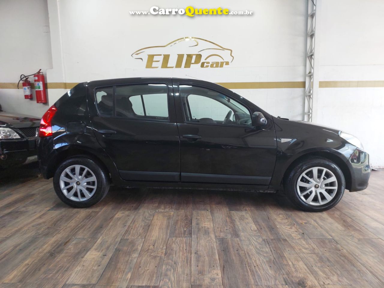 RENAULT   SANDERO EXPRESSION HI-FLEX 1.6 8V 5P   PRETO 2013 1.6 FLEX - Loja