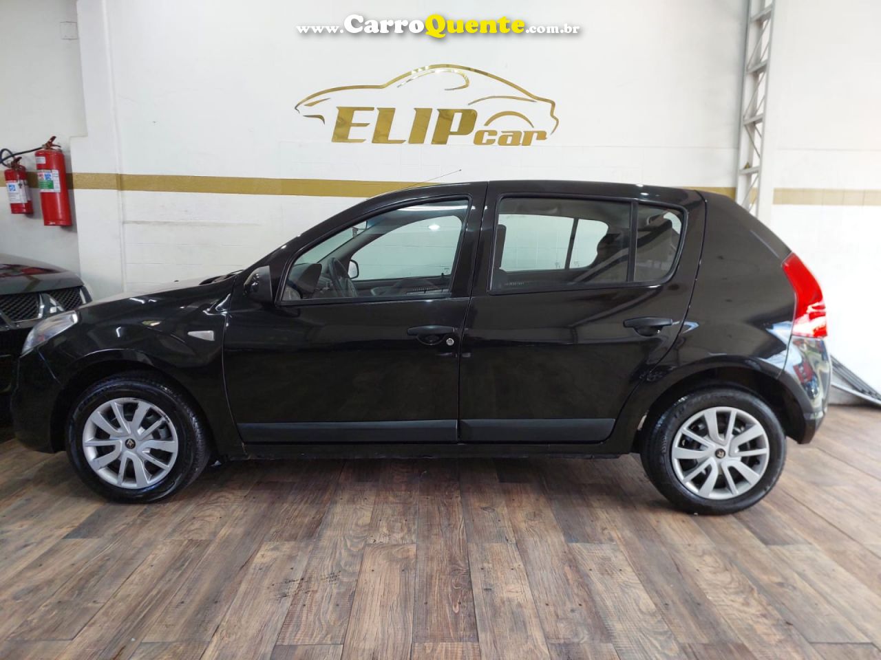RENAULT   SANDERO EXPRESSION HI-FLEX 1.6 8V 5P   PRETO 2013 1.6 FLEX - Loja