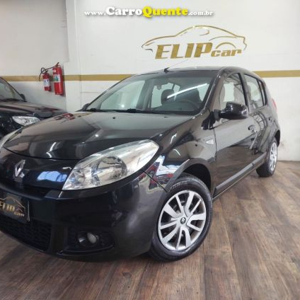 RENAULT   SANDERO EXPRESSION HI-FLEX 1.6 8V 5P   PRETO 2013 1.6 FLEX