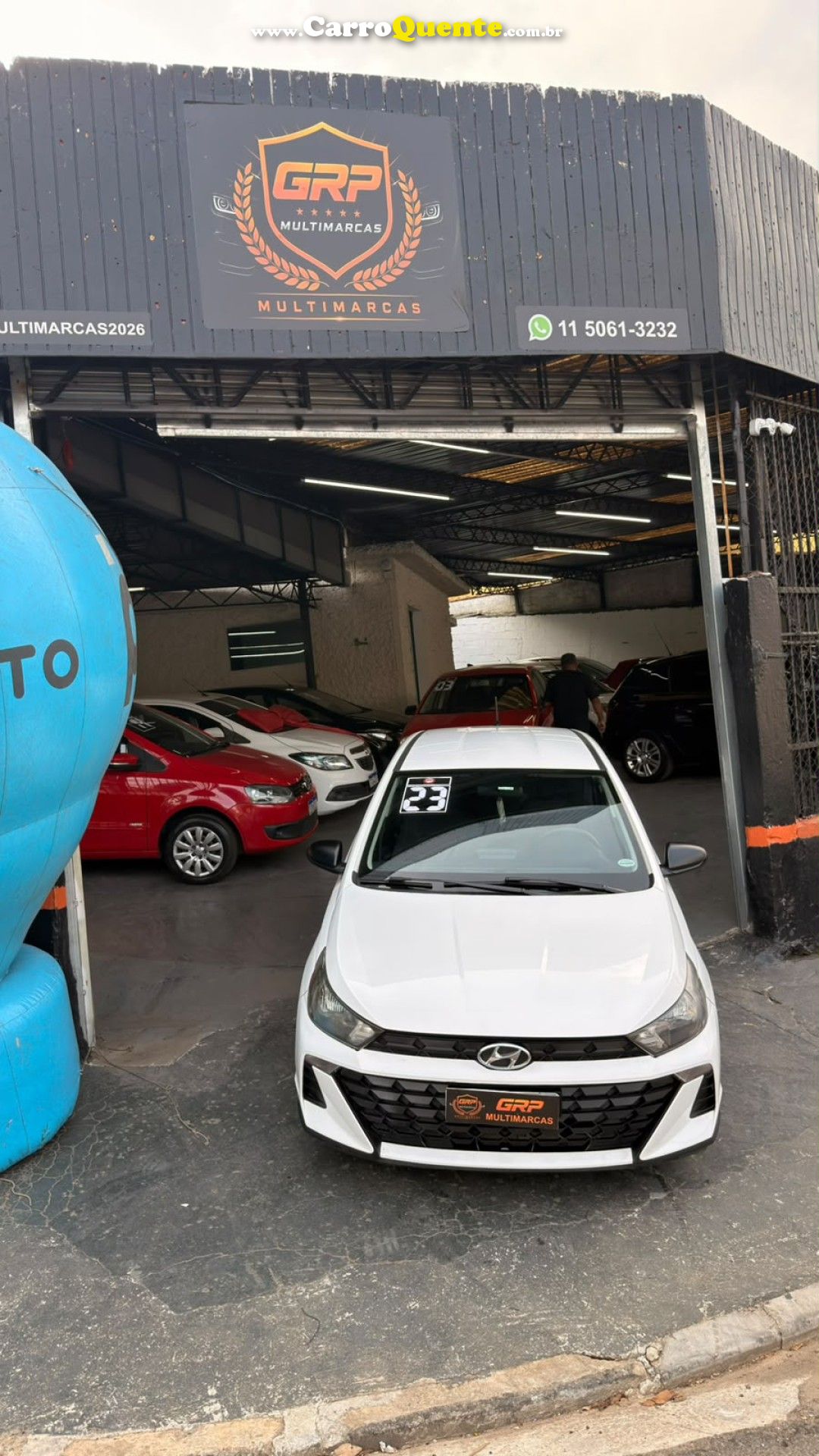 HYUNDAI   HB20 SENSE 1.0 FLEX 12V MEC.   BRANCO 2023 1.0 FLEX - Loja