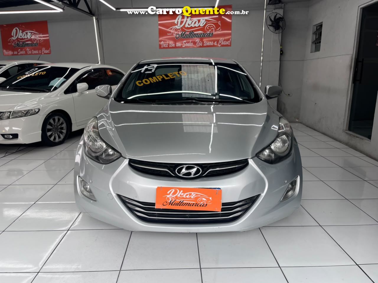 HYUNDAI   HYUNDAI ELANTRA GLS   PRATA 2013 1.8 GASOLINA - Loja