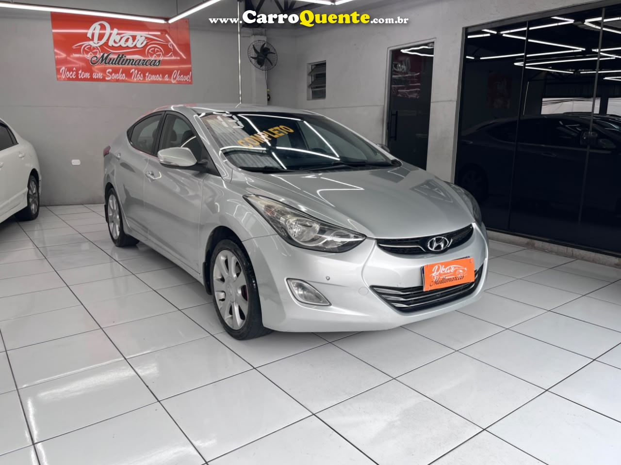 HYUNDAI   HYUNDAI ELANTRA GLS   PRATA 2013 1.8 GASOLINA - Loja