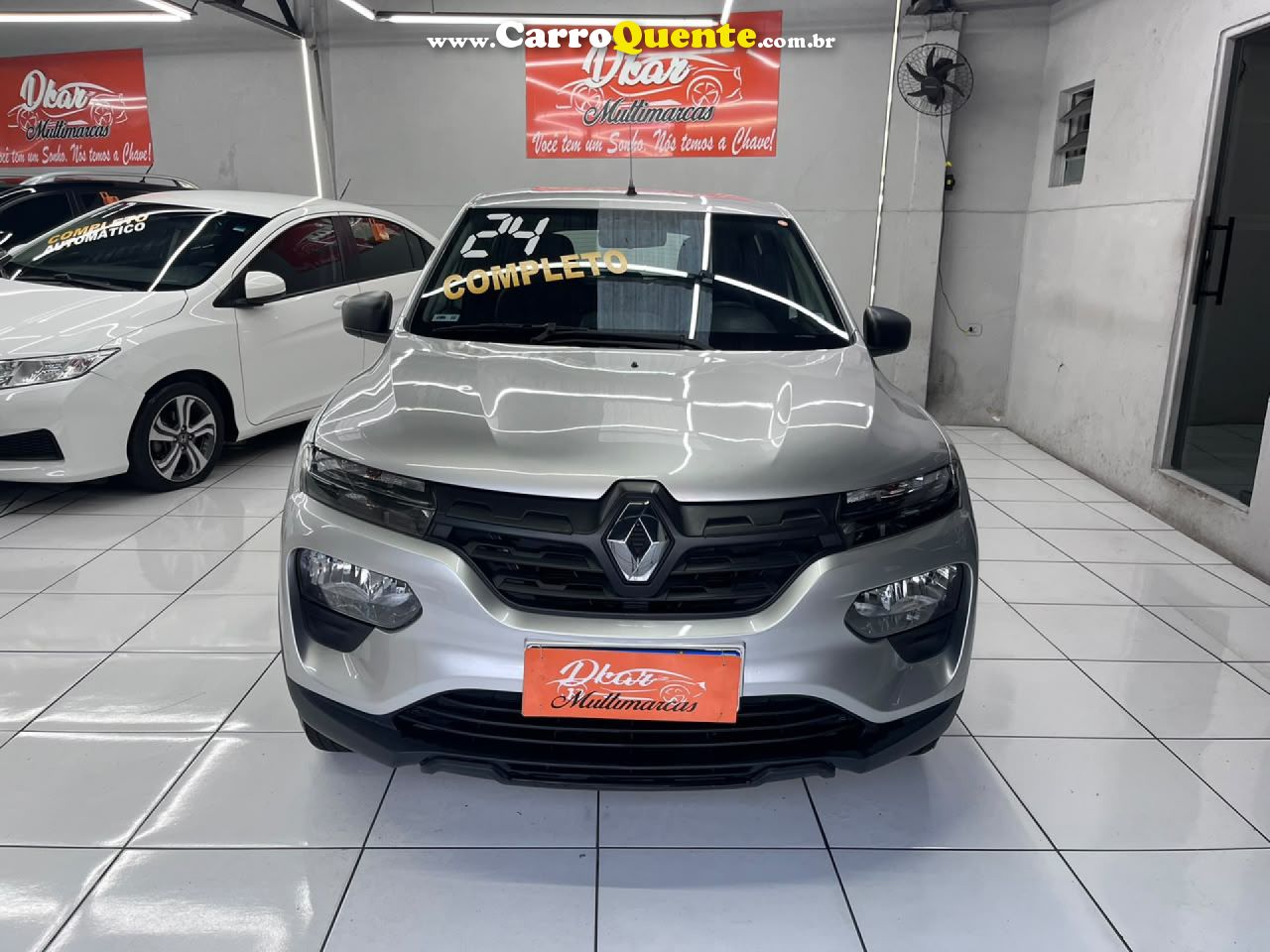 RENAULT   KWID ZEN 2   PRATA 2024 1.0 FLEX - Loja