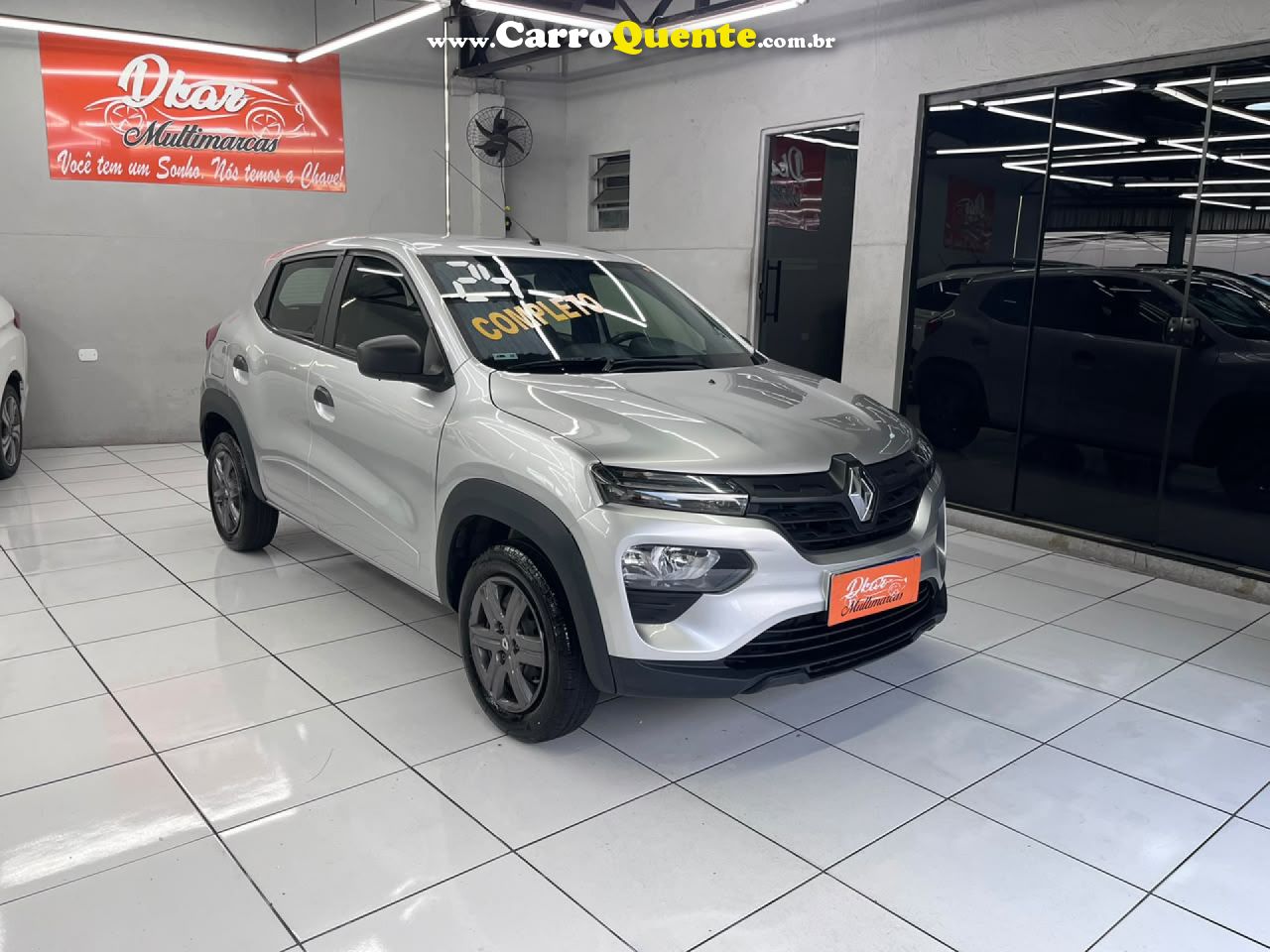 RENAULT   KWID ZEN 2   PRATA 2024 1.0 FLEX - Loja