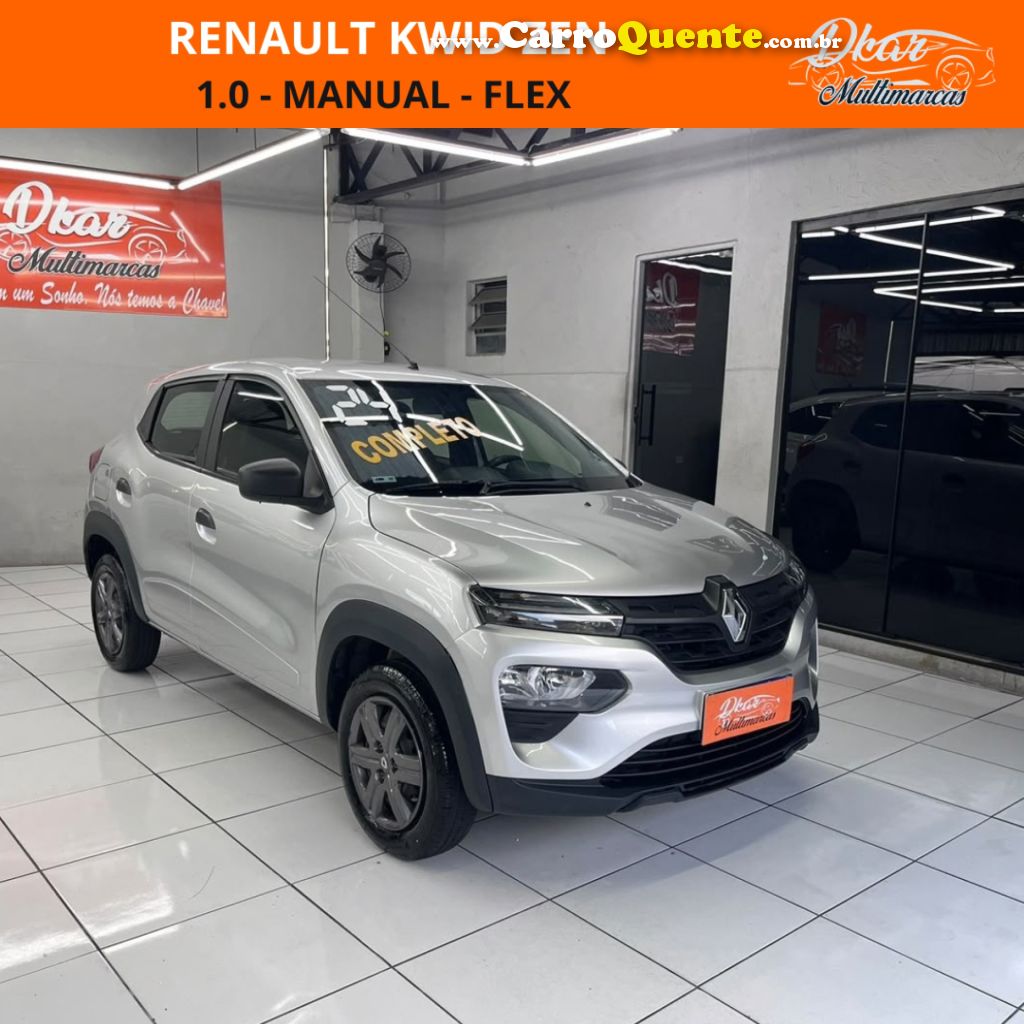 RENAULT   KWID ZEN 2   PRATA 2024 1.0 FLEX - Loja