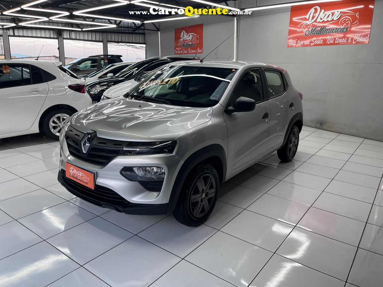 RENAULT   KWID ZEN 2   PRATA 2024 1.0 FLEX - Loja